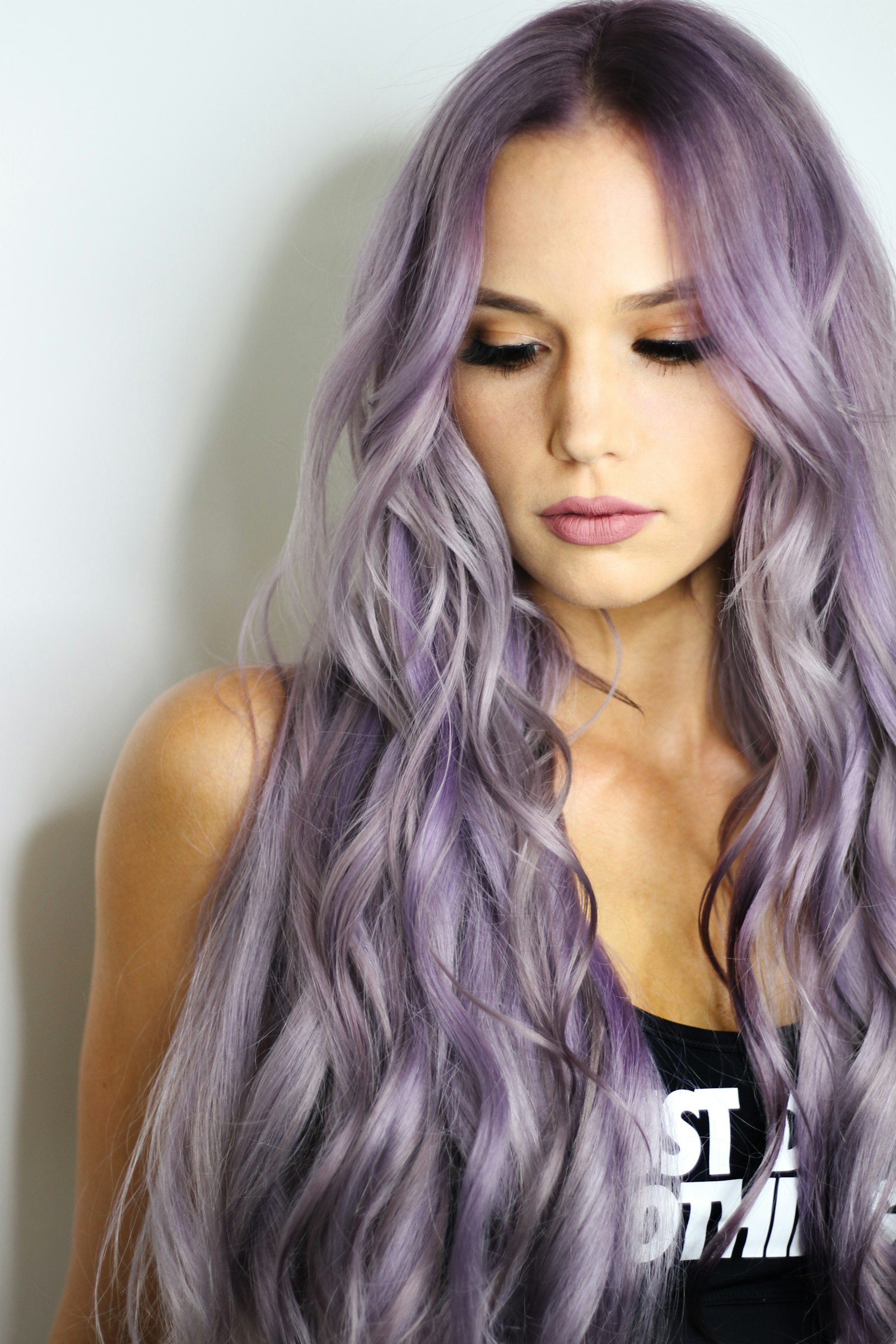 Coloring — Pastel lavender fashion shade at HORA Salon, Jubilee Hills